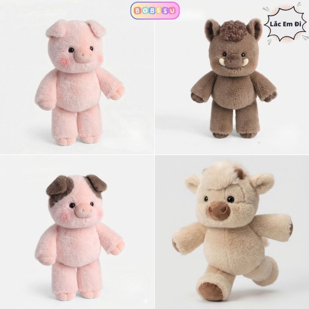 Gấu Bông Con Bò Sugaodi Chạy Bộ Vui Nhộn Dễ Thương, Thú Nhồi Bông Trâu Bò Lắc Chân Làm Quà Tặng Vui Vẻ Cho Bé,Bạn Nữ/Nam