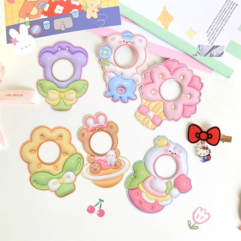 Set 60 Giấy Trang Trí Kẹo Mút Dễ Thương–Thẻ Bọc Kẹo Hoạt Hình, Thẻ Cắm Trang Trí Tiệc Sinh Nhật DIY