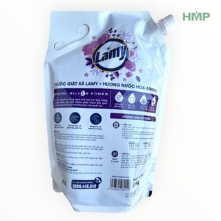 Nước Giặt Lamy 2.1kg Hương Ambery – Khử Mùi, Thơm Lâu