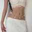 Thắt Lưng Nữ Hình Vỏ Sò Dây Bằng Kim Loại Đi Biển Phong Cách Bohemian Mùa Hè BDAM010