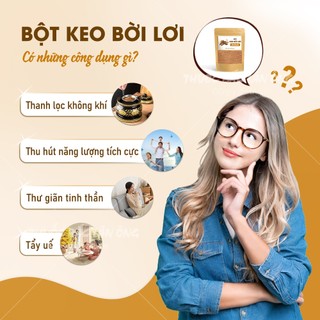 Bột bời lời Tây Nguyên 100g, bột keo tạo sánh, kết dính, nguyên liệu làm nhang nụ, nhang quế