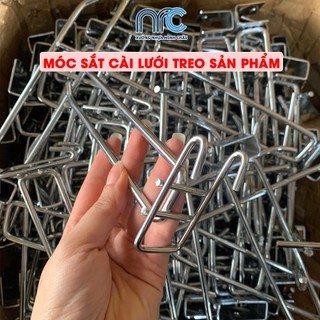Móc treo lưới, Móc cài lưới 2 tầng treo phụ kiện, treo đồ chất liệu dày dặn, bền đẹp