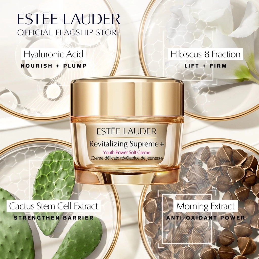 Kem Dưỡng Estée Iauder 15ml/Revitalizing Supreme+ Làm Săn Chắc Da/Phục Hồi Da Lão Hóa Cao Cấp