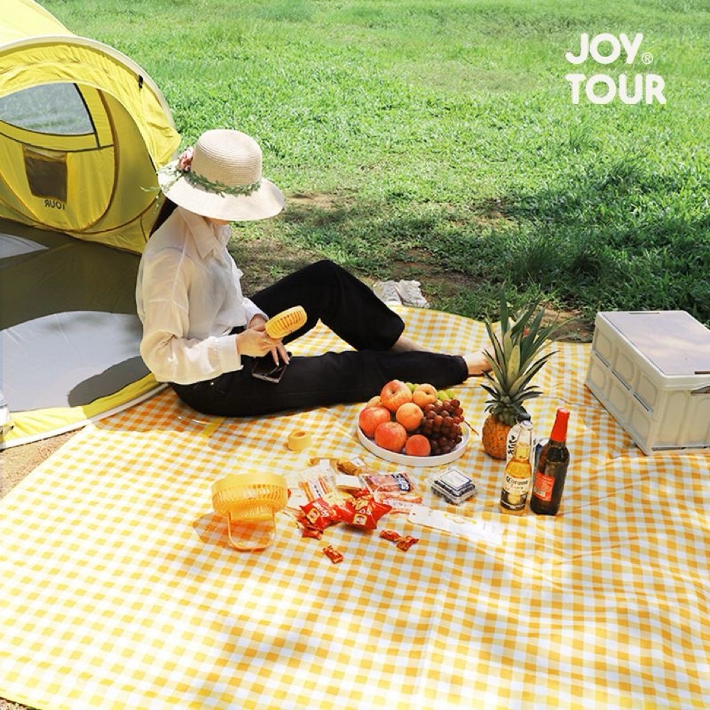 KT chuẩn 2m Thảm Picnic Dã Ngoại Chống Thấm Nước Gấp Gọn – Bạt Trải Cắm Trại Đi Biển, Du Lịch, Chụp Ảnh