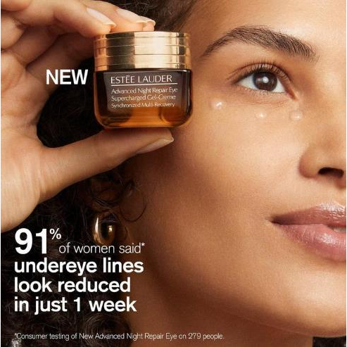 Kem mắt Estee Iauder 15mlANR Eye Supercharged Ge-Creme dưỡng ẩm giảm quầng thâm 5ml