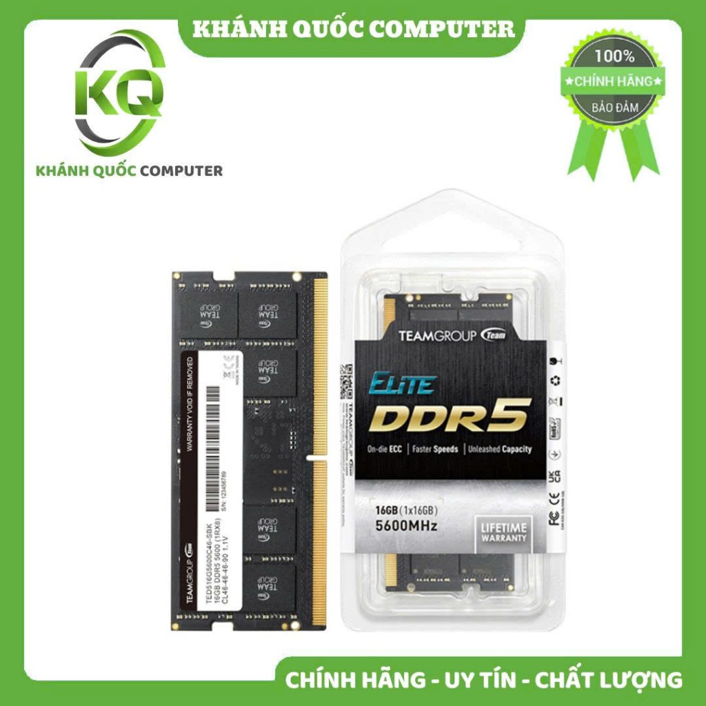 Mua Ram Laptop Team 16GB Elite DDR5 5600Mhz - Hàng chính hãng Viễn