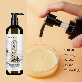 Dầu gội gừng Đồng Nhân Đường 520ml chống rụng tóc, hỗ trợ mọc tóc, tóc dày khoẻ, sạch gàu - ngứa, kiểm soát dầu