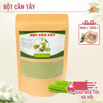 Bột Cần Tây Organic Nguyên Chất Hỗ Trợ Giảm Cân HƯƠNG RỪNG THẢO MỘC Dùng Pha Trà Detox