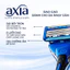 Dao Cạo Râu Nhật Bản cao cấp KAI axia, đầu dao 5 Lưỡi Kép, linh hoạt không trầy xước da Màu Xanh - 1P AX-1SE (GA0014)