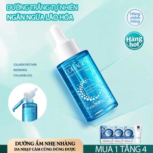 【mua 1 tặng 4】serum collagen & vitamin c 40ml - sáng da, căng mịn, dưỡng ẩm sâu - lành tính cho da nhạy cảm