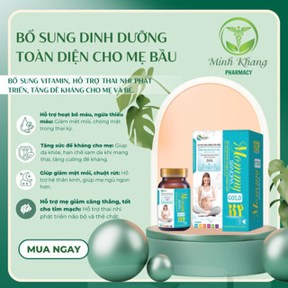 MOMMY GOLD SANOFIA – Bổ sung dinh dưỡng toàn diện cho mẹ khỏe, bé phát triển tốt