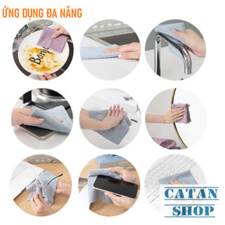 Set 20 Khăn Lau Đa Năng Dạng Hộp Rút Khăn Lau Cao Cấp Chất Sợi Dày Dặn Nhanh Khô Tái Sử Dụng