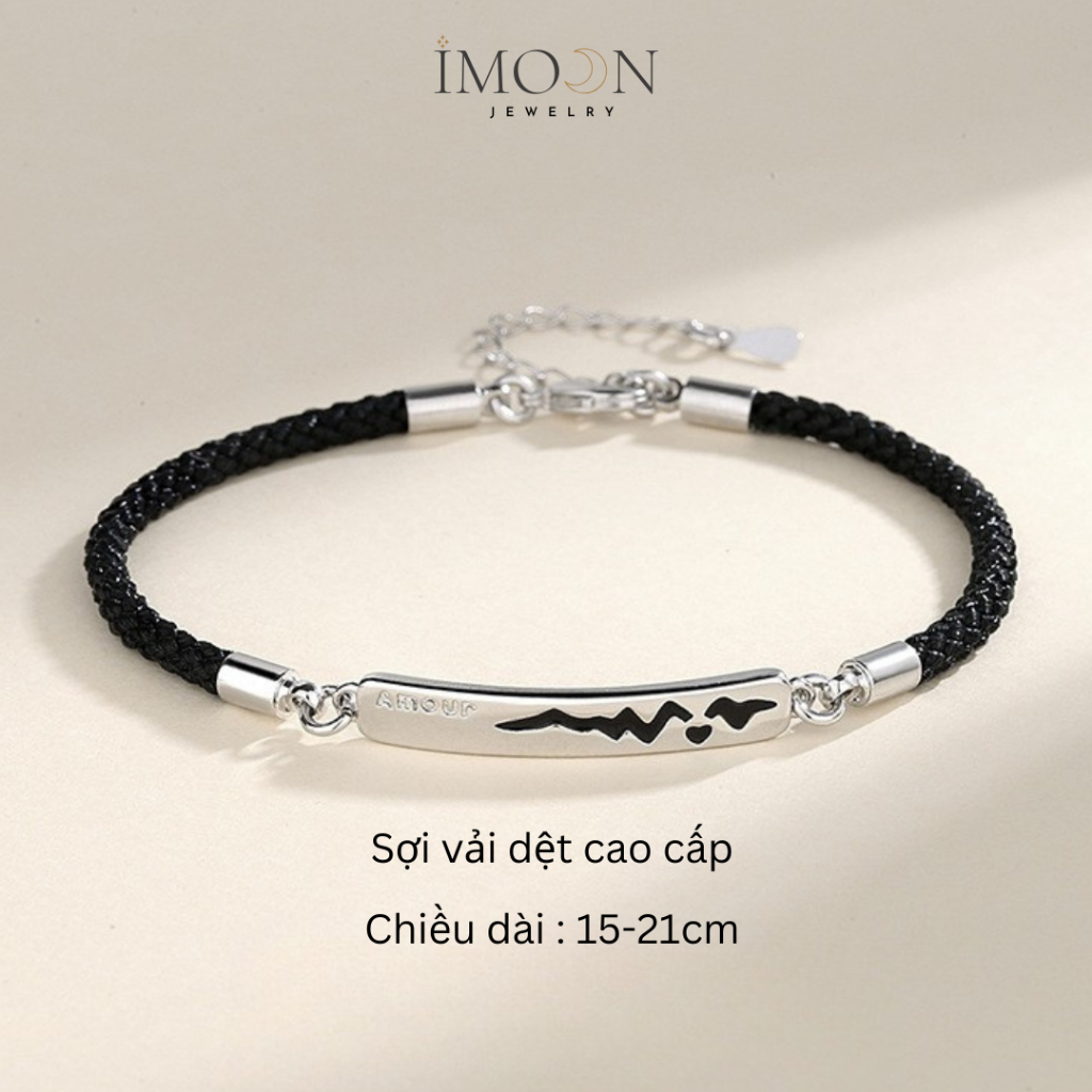 Lắc tay đôi uyên ương, vòng tay đôi chất liệu charm hợp kim cao cấp không gỉ Imoon Jewelry