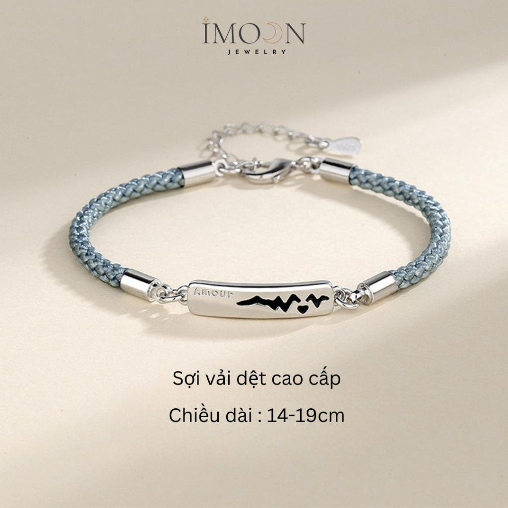 Lắc tay đôi uyên ương, vòng tay đôi chất liệu charm hợp kim cao cấp không gỉ Imoon Jewelry
