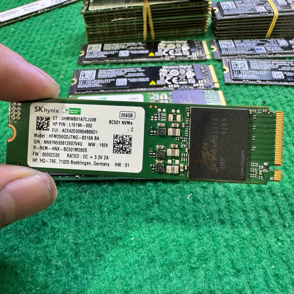 ổ cứng ssd Nvme  256Gb-512G -Hynix/ samsung /Western/ Micron Hàng tháo máy  (bảo hành 12 tháng ) | BigBuy360 - bigbuy360.vn