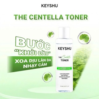 Nước Cân Bằng KEYSHU The Centella Hỗ Trợ Làm Dịu Vùng Da Nhạy Cảm, Phục Hồi Da 150ml