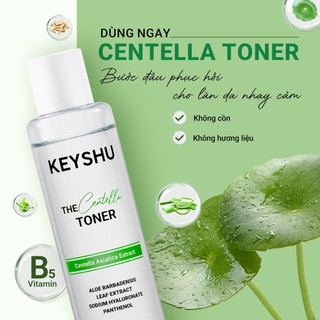 Nước Cân Bằng KEYSHU The Centella Hỗ Trợ Làm Dịu Vùng Da Nhạy Cảm, Phục Hồi Da 150ml