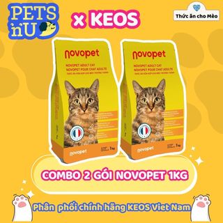 [PP CHÍNH HÃNG] [TIẾT KIỆM] [DEAL COMBO]  Hạt Novopet thức ăn dinh dưỡng hỗn hợp cho mèo trưởng thành