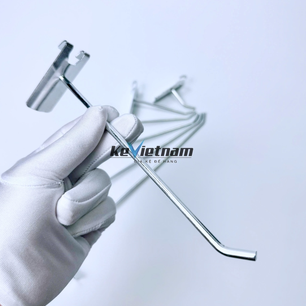 Combo 50 Móc cài lưới mạ kẽm , móc treo đồ, Móc cài lưới treo phụ kiện chất liệu cao cấp
