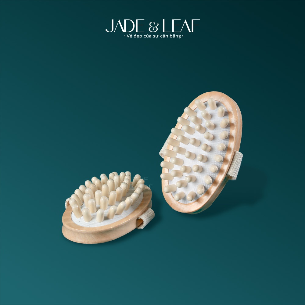 Dụng Cụ Massage Body Jade&Leaf Gỗ Cầm Tay Đa Năng Hỗ Trợ Giảm Nhức Mỏi Cổ Vai Gáy Thư Giãn Cơ