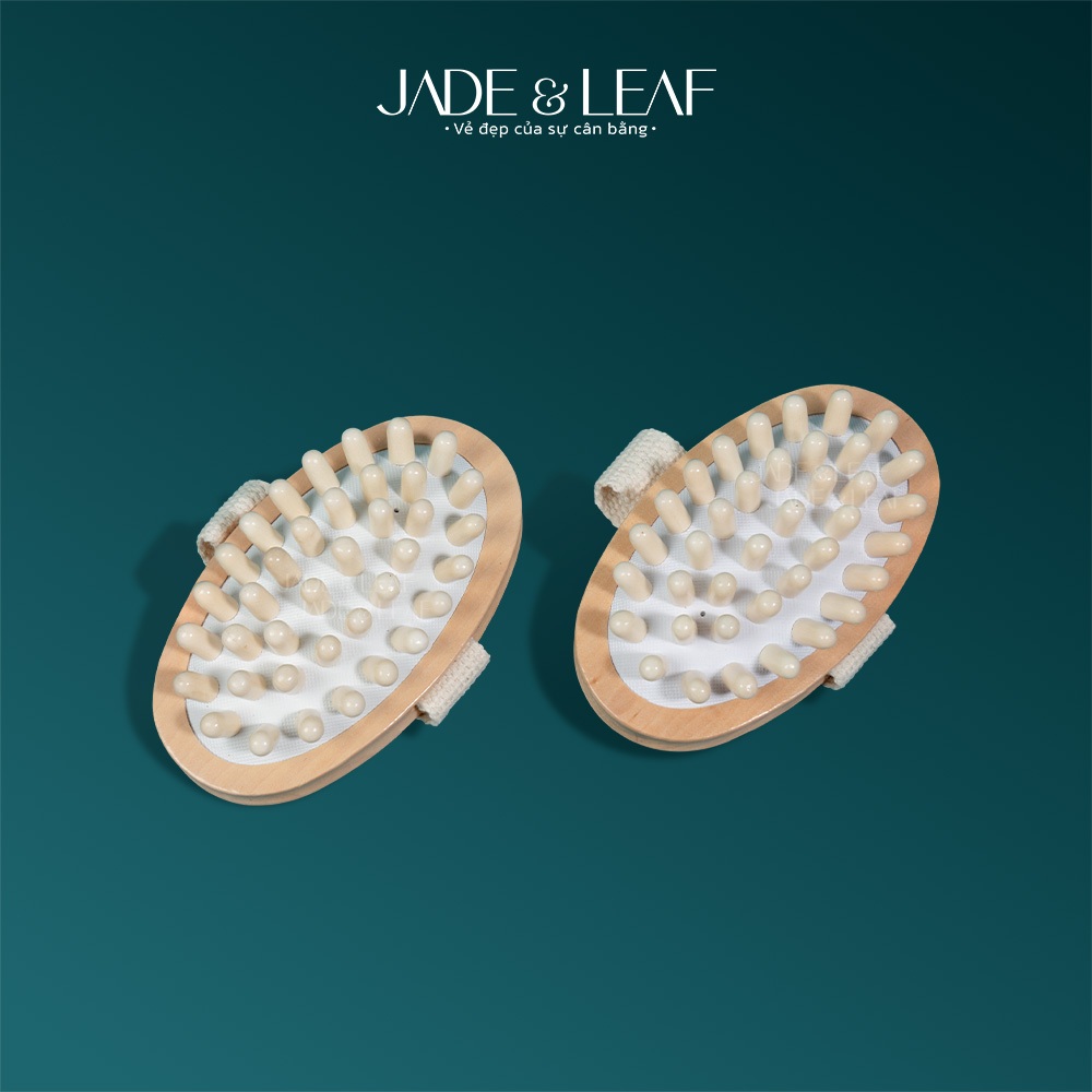 Dụng Cụ Massage Body Jade&Leaf Gỗ Cầm Tay Đa Năng Hỗ Trợ Giảm Nhức Mỏi Cổ Vai Gáy Thư Giãn Cơ