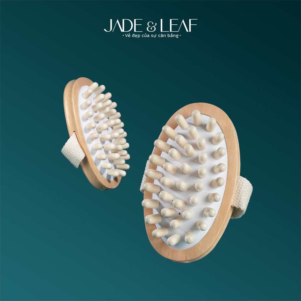 Dụng Cụ Massage Body Jade&Leaf Gỗ Cầm Tay Đa Năng Hỗ Trợ Giảm Nhức Mỏi Cổ Vai Gáy Thư Giãn Cơ