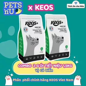 COMBO 2 Hạt Keos+ hỗ trợ tiết niệu cho mèo, vị cá biển (1,5kg) – KM SỐC! LÊN ĐƠN L
