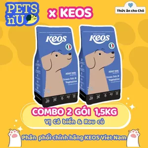 COMBO 2 Hạt Keos Cho Chó Trưởng Thành - Vị Cá Biển & Rau Củ (1.5kg) – KM SỐC! LÊN ĐƠN LÀ