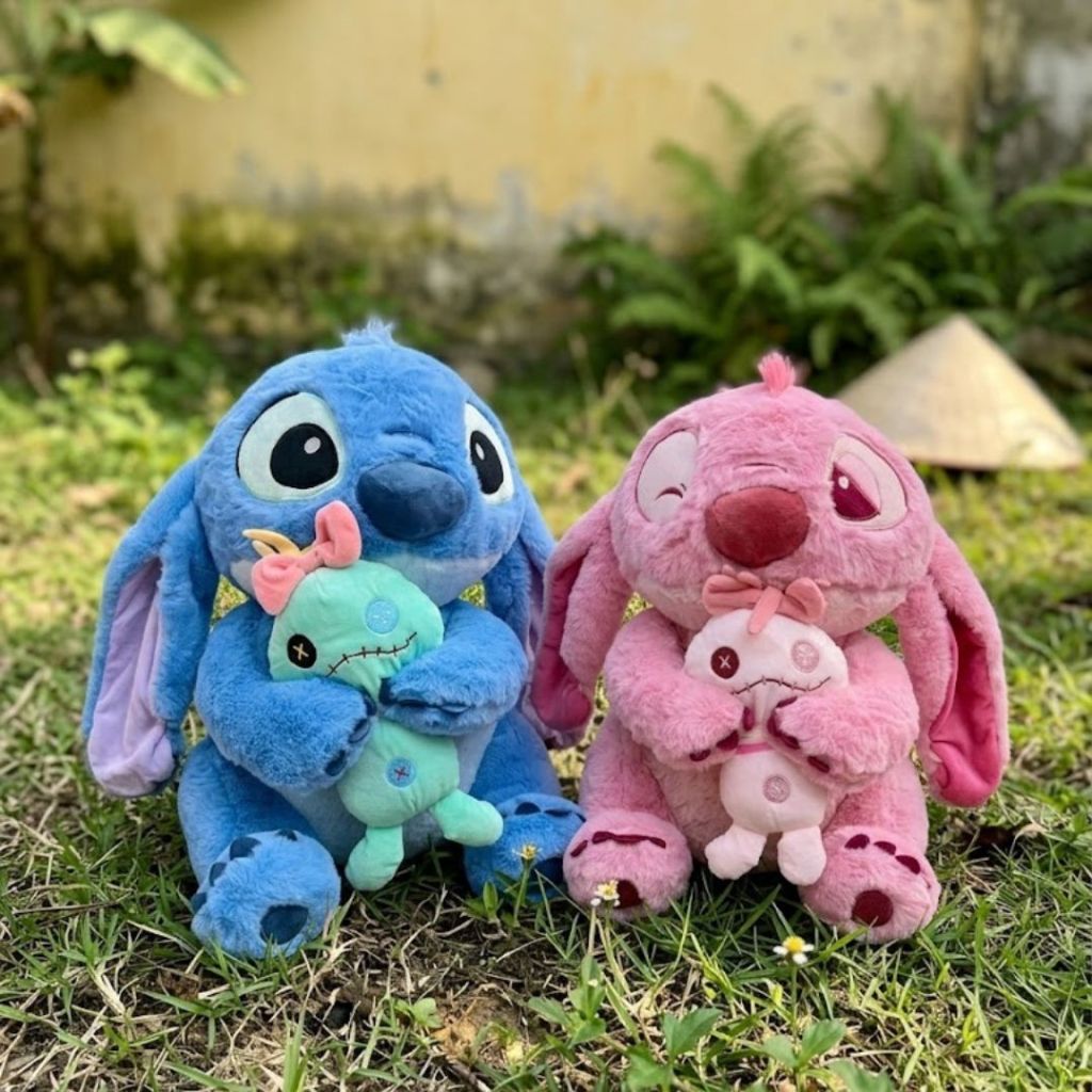 [ New 2026 ] Gấu bông stitch ôm thỏ dễ thương, Thú nhồi bông Stich nhiều mẫu cao cấp quà tặng cho bạn trai/gái, cho bé