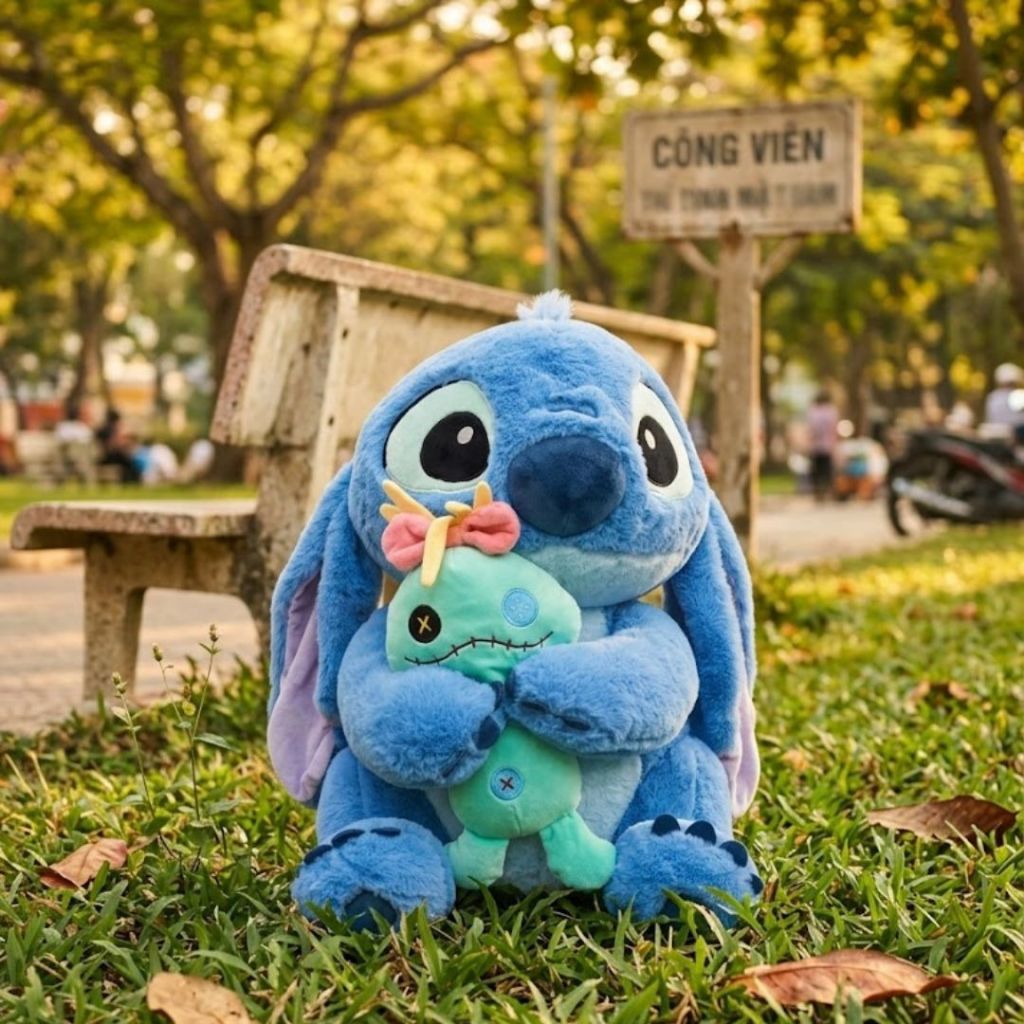 [ New 2026 ] Gấu bông stitch ôm thỏ dễ thương, Thú nhồi bông Stich nhiều mẫu cao cấp quà tặng cho bạn trai/gái, cho bé
