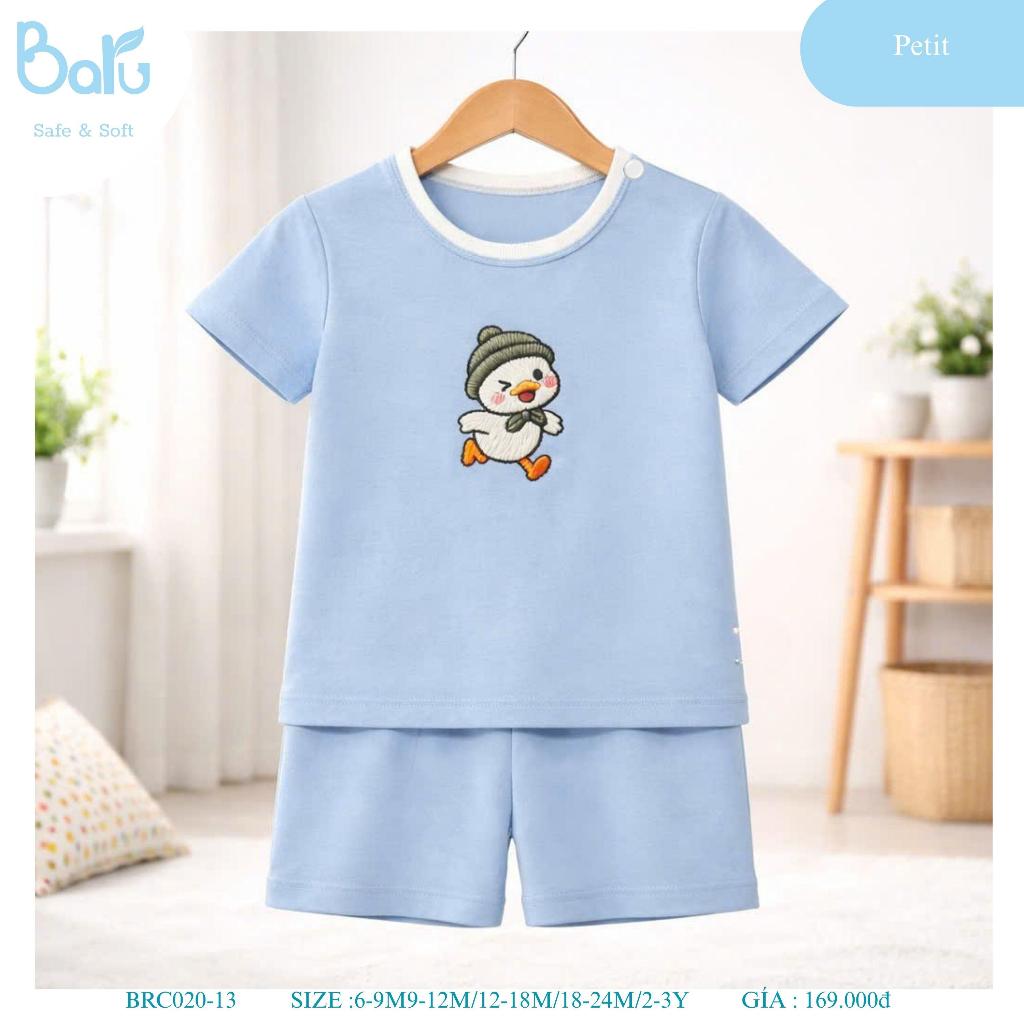 Bộ cài vai cộc tay quần đùi BRC020-13