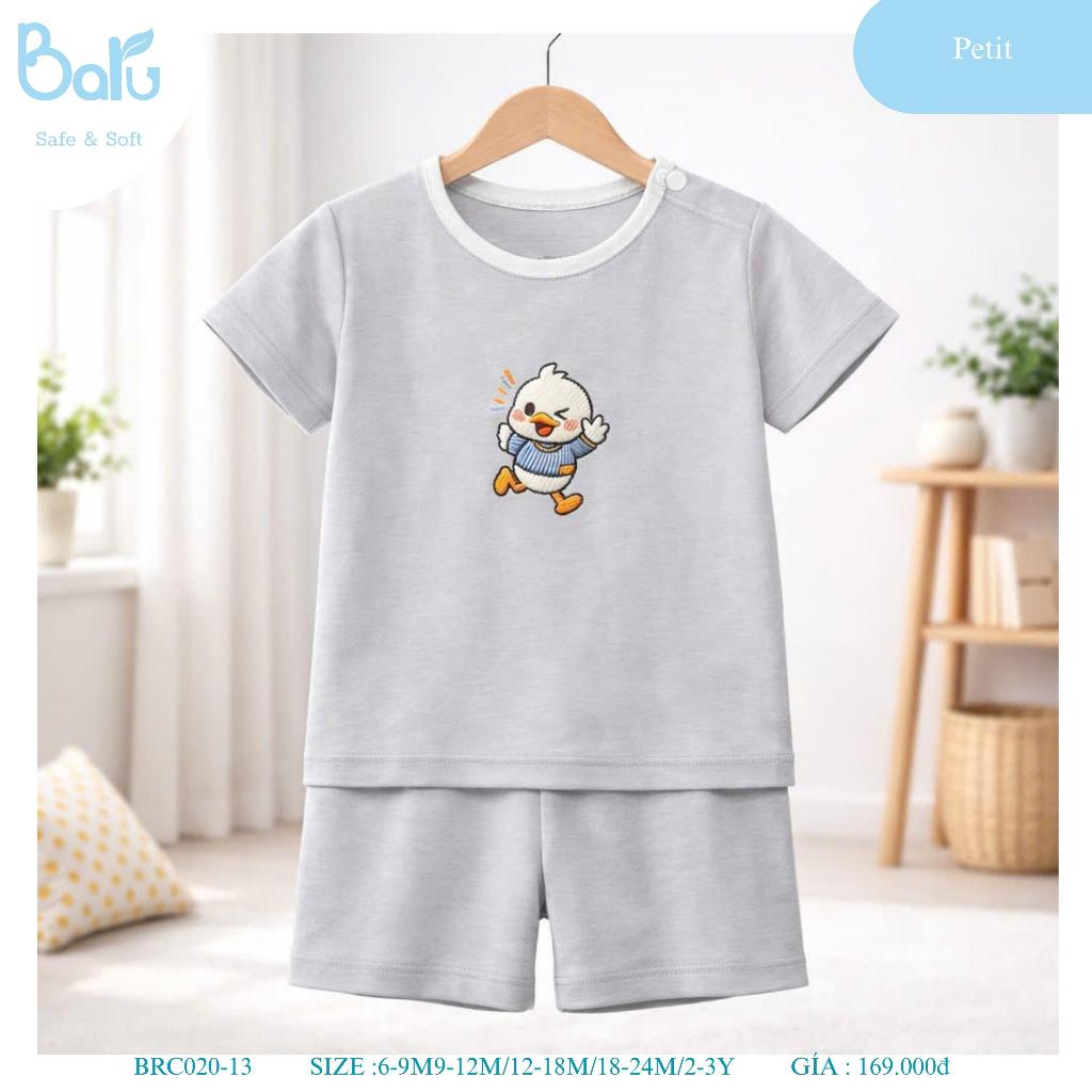Bộ cài vai cộc tay quần đùi BRC020-13