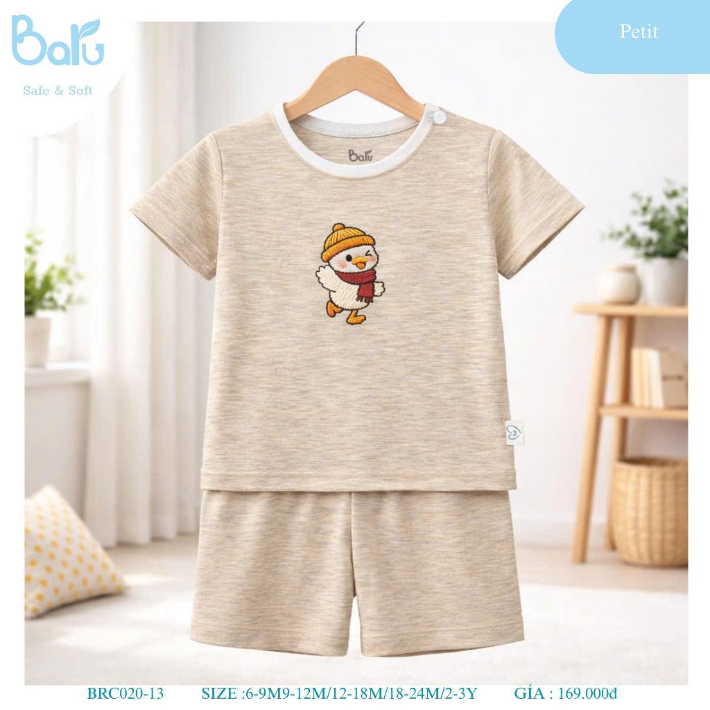 Bộ cài vai cộc tay quần đùi BRC020-13