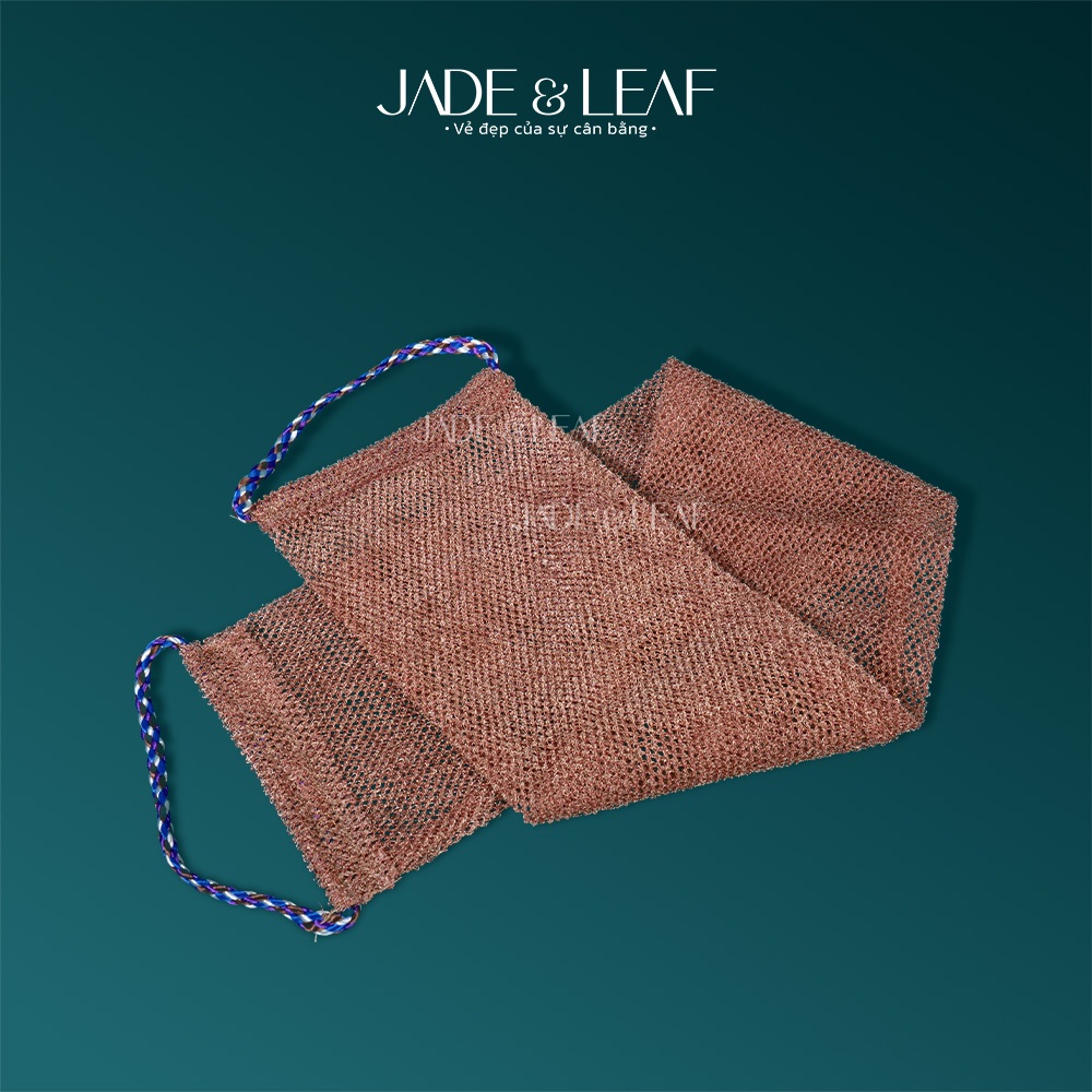 Dây Tắm Chà Lưng Châu Phi L1 Jade&Leaf Tẩy Tế Bào Chết Lưới Tắm Kì Lưng Toàn Thân Hỗ Trợ Làm Sạch Da