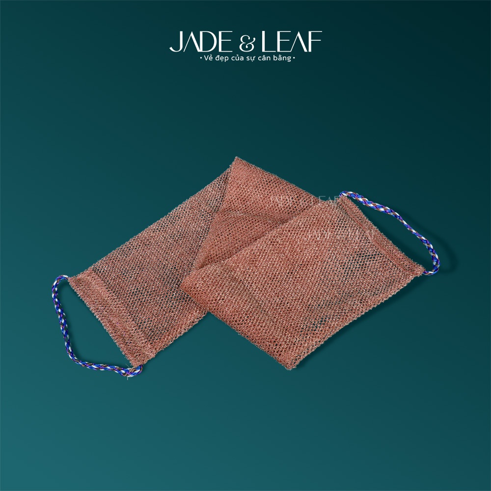 Dây Tắm Chà Lưng Châu Phi L1 Jade&Leaf Tẩy Tế Bào Chết Lưới Tắm Kì Lưng Toàn Thân Hỗ Trợ Làm Sạch Da