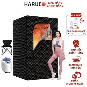 Nồi Xông Hơi Kèm Lều Xông Hơi Đa Năng Cao Cấp Haruco Giúp Cải Thiện Sức Khoẻ, Dễ Dàng Lắp Đặt