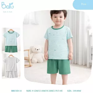 Bộ cài vai cộc tay quần đùi BRC020-14