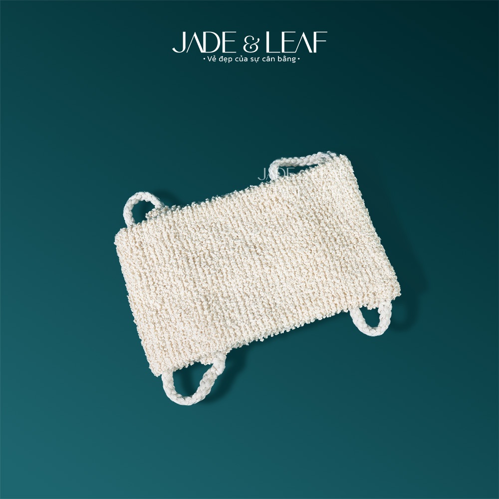 Dây Tắm Chà Lưng Sợi Đay Jade&Leaf Có Hạt Massage Tẩy Tế Bào Chết Làm Sạch Da Toàn Thân Hằng Ngày