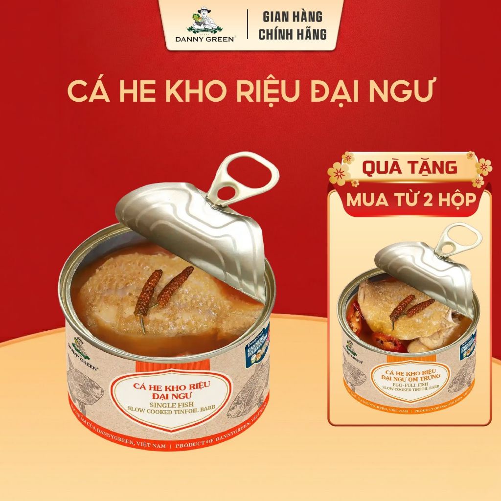 Cá He Kho Riệu Rục Đại Ngư Xương Ăn Liền DannyGreen 400g | Không Chất ...