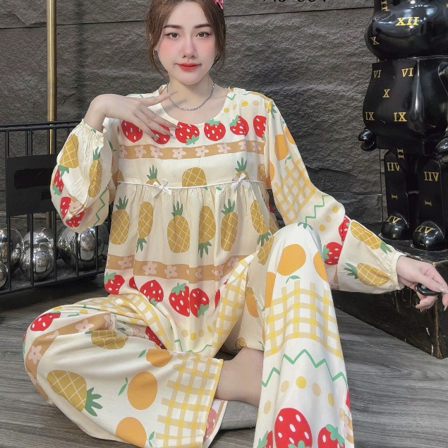 Đồ bộ nữ,đồ ngủ nữ dễ thương,set bộ tole hai da loại 1 babydoll nhiều họa tiết dễ thương trend [220]