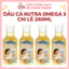 Dầu cá ăn dặm Nutra Omega 3 nhập khẩu Chile 240ml cho bé từ 7 tháng - Bổ sung DHA & EPA