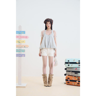 𝐒𝐚𝐢𝐥𝐨𝐫 𝐒𝐞𝐭 - Set áo cổ yếm thiết kế dáng bí phối áo lưới nhien.official NSB00006