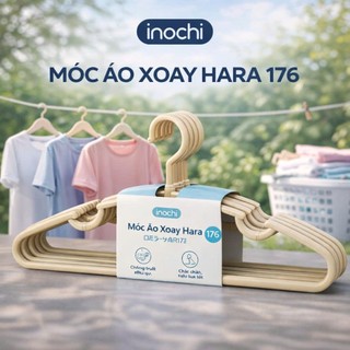 Móc quần áo người lớn Inochi - Hara cao cấp, dày dặn, treo quần áo chịu lực tốt