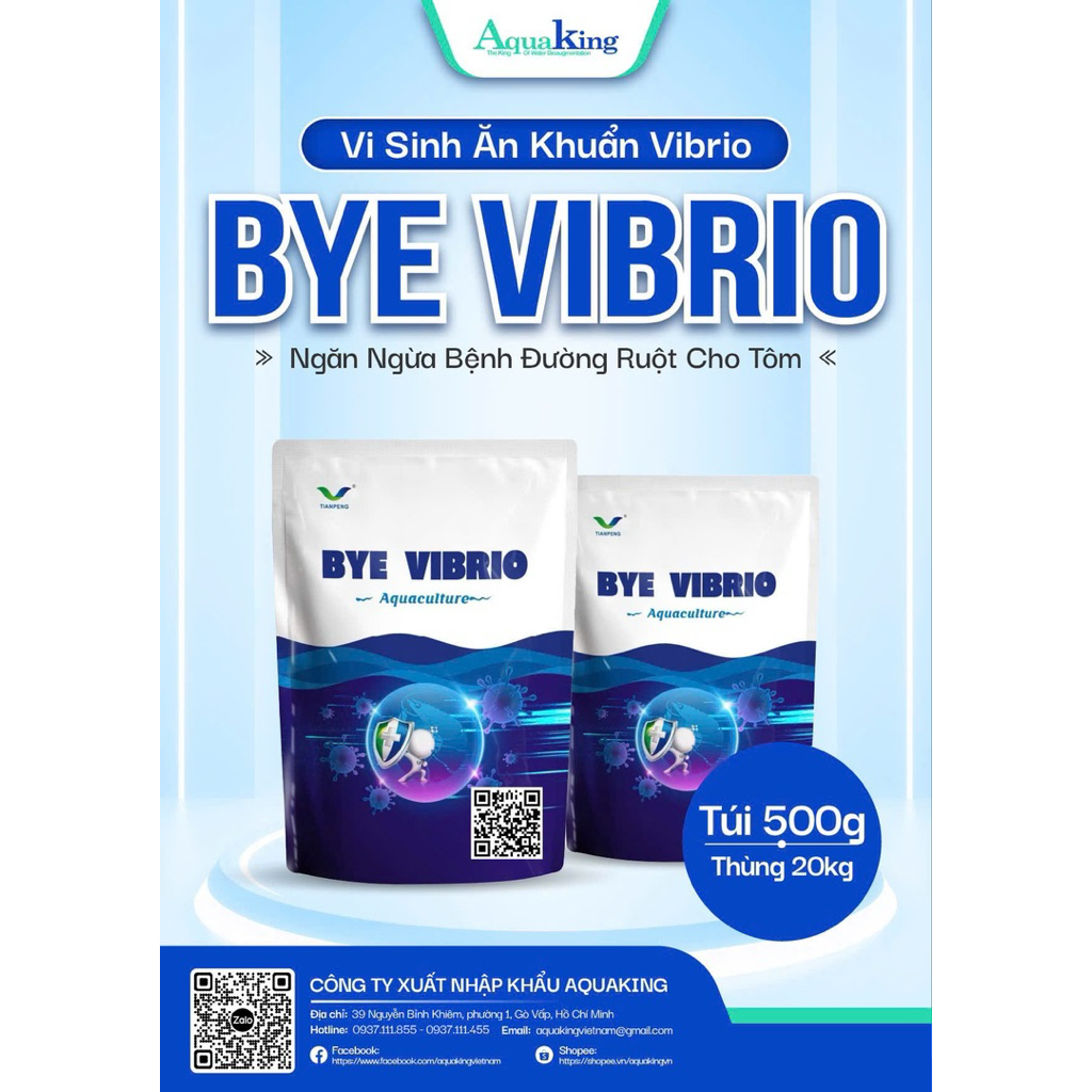 BYE VIBRIO VI SINH ĂN KHUẨN VIBRIO