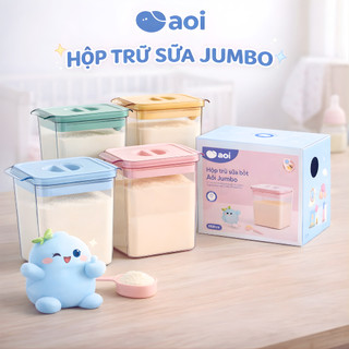 Hộp đựng sữa bột JUMBO – Trữ sữa và đồ ăn dặm an toàn cho bé