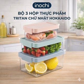 Hộp Thực Phẩm Tritan Hokkaido:  Bảo Quản Thực Phẩm Tối Ưu, Không Gian Bếp Tinh Tế