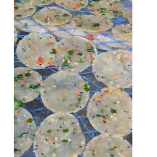 bánh phồng phú yên tẳm mắm hành , ăn vặt, snack