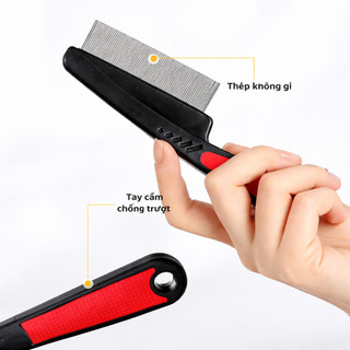 Lược Chải Chấy Inox Răng Khít – Bắt Chấy Trứng Chấy, Làm Sạch Gàu Da Đầu Cho Người Lớn Trẻ Em