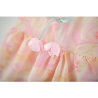 Váy bé gái in hoa 9th-4 tuổi vải thô cotton mềm thoáng mát thích hợp đi chơi du lịch mùa hè D1282
