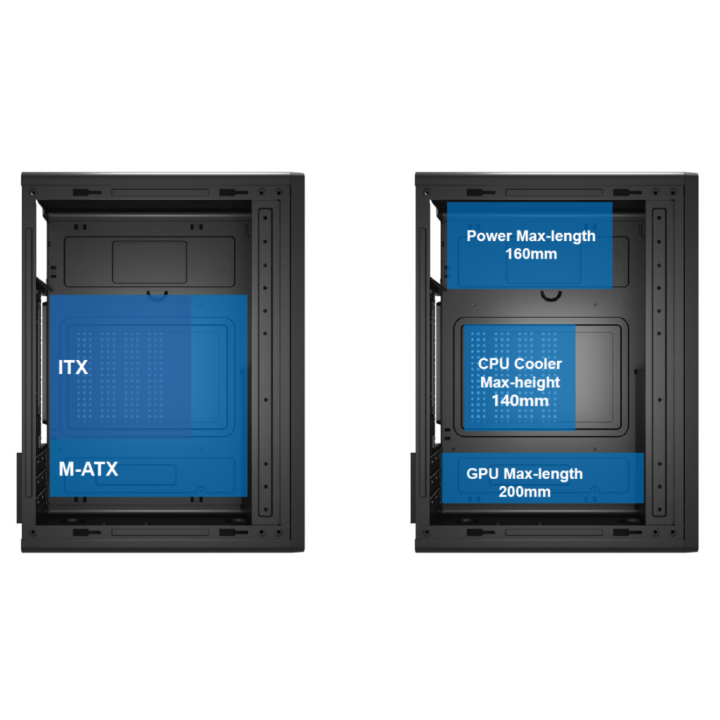 Case - Thùng máy văn phòng Magic M-05 | M-ATX, bảo hành 12 tháng | BigBuy360 - bigbuy360.vn